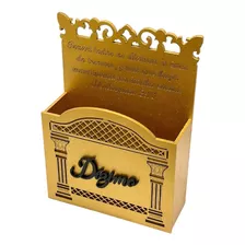 Porta Envelope Dizimo E Oferta Templo Jerusalém Dourado