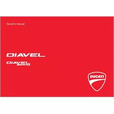 Manual Propietario Moto Ducati Diavel Amg 91371951h 2013