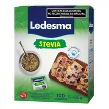 Edulcorante Ledesma Stevia X 100 Sobres