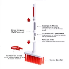 Escova De Limpeza Multifuncional 5 Em 1 Original