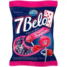 Pirulito 7 Belo Framboesa Pacote 500g Arcor Doce Atacado Nfe