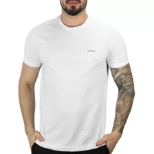 Camiseta Calvin Klein Flamê Branca