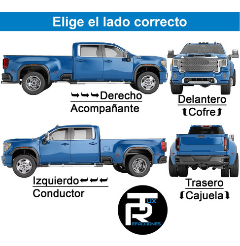 Espejo Pickup 99-06 Izq S/control Cromada C3 Ht Limited Foto 2