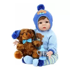 Muñeca Aori Reborn Baby Doll 22 Pulgadas Realista Bebé N Mnc