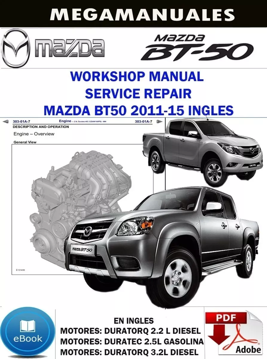 Manual Taller Mazda Bt-50 Ford Ranger 2011-2015 Ingles