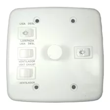 Controle Para Ventilador De Teto 4x4 Bivolt 110v 220v 2 Lamp