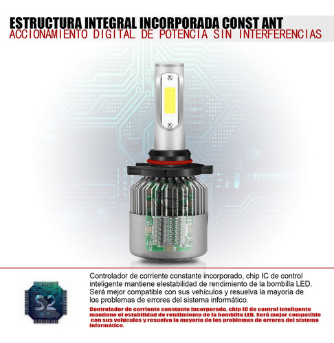 9005 9006 Kit De Focos Led For Chevy Luz Alta Y Baja 8000lm Foto 7