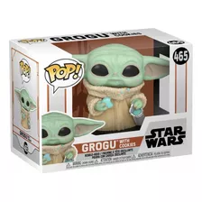 Funko Pop 465 Grogu Con Galletas Mandalorian Star Wars