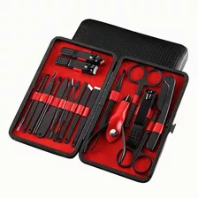 Set De Manicura Cortauñas Kit De Aseo Profesional 18 Pcs