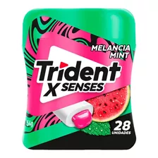 Chiclete Trident X Senses Sabor Melancia Mint 54g