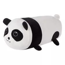 Almofada Panda Rolinho Decorativo Quarto Sala 40cm Sofa Cama