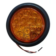 Foco Led 4 Pulgadas Ambar 12/24v