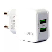 Carregador Fast Turbo Auto Id Kaidi 2 Usb Cabo Type C 2.4a