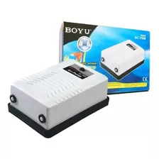 Compressor De Ar Boyu Sc7500 P/ Aquario 2 Saidas 3 Vel. 