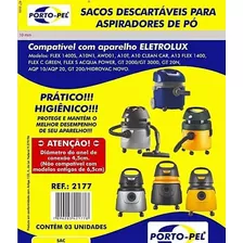 Kit 3 Sacos Aspirador Pó Electrolux Flex Green - Porto Pel