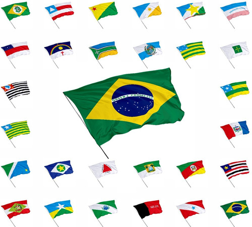 Bandeira Estados Brasileiros 1,50m X 1,0m