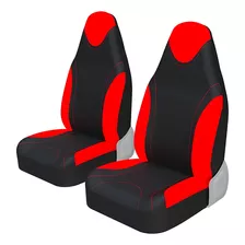 X2 Funda Cubre Asiento Individual Delantero Tela Auto 