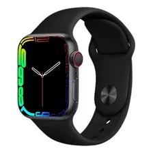 Relógio Inteligente Smartwatch Gl08 Pro Preto Branco Rosa