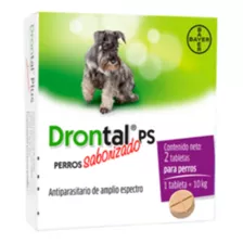 Drontal Antiparasitario Interno Perros Medianos X 2 Tabs