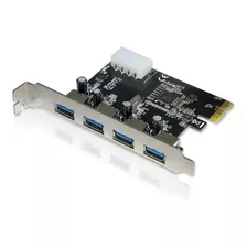 Mx7 Placa Pci-e 4 Puertos Usb 3.0 Plc302