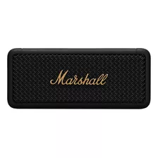 Bocina Marshall Emberton Portátil Con Bluetooth Waterproof Black And Brass 100v/240v 