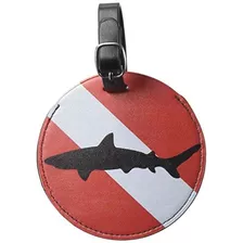 Gráficos Y Más Bandera Scuba Diver Dive Shark Equipaje De