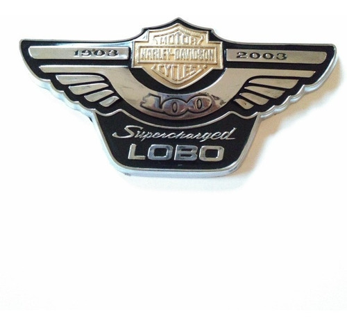 Emblema Ford Lobo 100 Aos 1903 - 2003 Supercharged Harley Foto 3