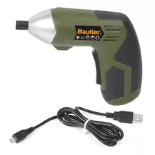 Atornillador 220rpm 4v 1.3ah I-l Con Usb Bauker