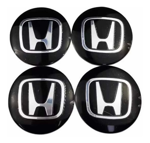 4 Emblema Para Centro De Rin Honda Foto 2