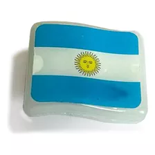 Prendedor Pin Bandera Argentina De Plastico Con Luz X24 