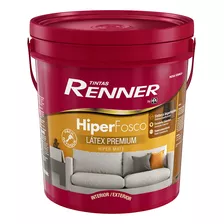 Pintura De Látex Hipermate De Alta Calidad, 18 Litros, Color Blanco Renner