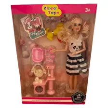Muñeca Emi Fashion Mascota Zippy Toys Accesorios