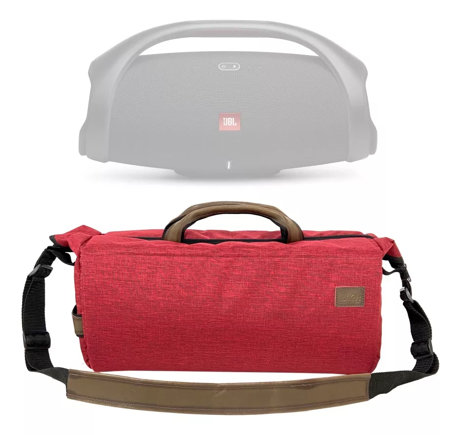Bolsa Bag Para Caixa De Som Boombox 1 E 2 - Vermelha