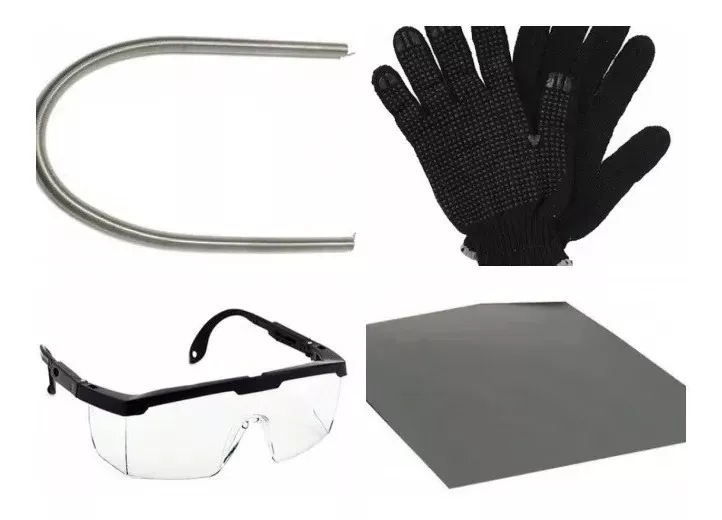 15 Resistências Para Cortador Garrafa + Luva + Lixa + Óculos