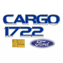 Kit Adesivos 3d Compatível Ford Cargo 1722 Caminhão Kit52 