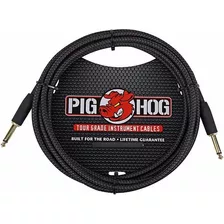 Cable Guitarra Bajo Ukulele Hone Black 3m Pch10bk Pig Hog