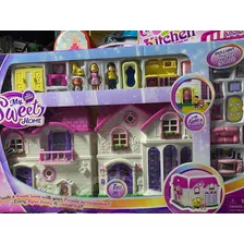 Casa De Muñecas Incluye Muebles Y Muñecos Casita Para Niñas