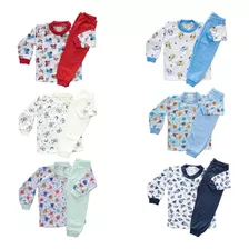 Kit 5 Conjuntos Premium Pijama Infantil Bebe Calça + Blusa