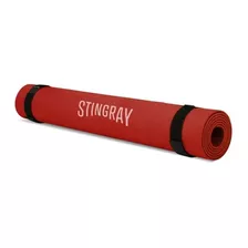 Mat Yoga Pilates Stingray Red Calidad Gym 