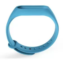 Kit 10 Peças Pulseira Silicone Azul Band 1