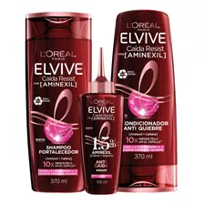 Pack Elvive: Sh 370ml + Aco 370ml + Serum Anti-hair Fall