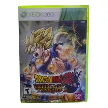 Jogo Dragon Ball Z Ultimate Tenkaichi Xbox 360 Original Usad