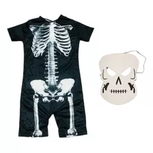 Fantasia Infantil - Esqueleto - Halloween 