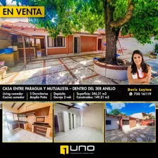 Casa En Venta Entre Paragua Y Mutualista Dentro Del 3er Anillo