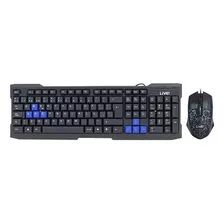 Kit De Teclado Y Mouse Gamer Live! Lvmt-906 - Aj Hogar