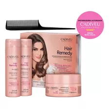 Cadiveu Kit Hair Remedy Hair Remedy Restauração + Brinde