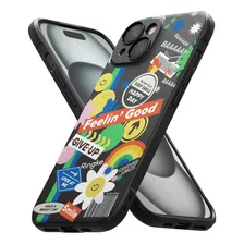 Carcasa Ringke Onyx Sticker Para Serie iPhone 15
