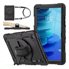 Capa Para Galaxy Tab A7 10.4 T500 Anti Impacto Seymac Preto