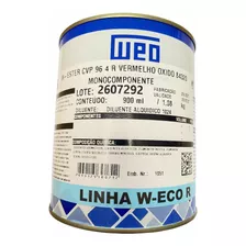 2 Latas Tinta Weg Criptal Vermelho Óxido Cvp Premier 900ml