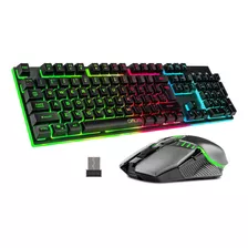 Combo De Teclado Y Mouse Inalámbricos Para Juegos, Superfici